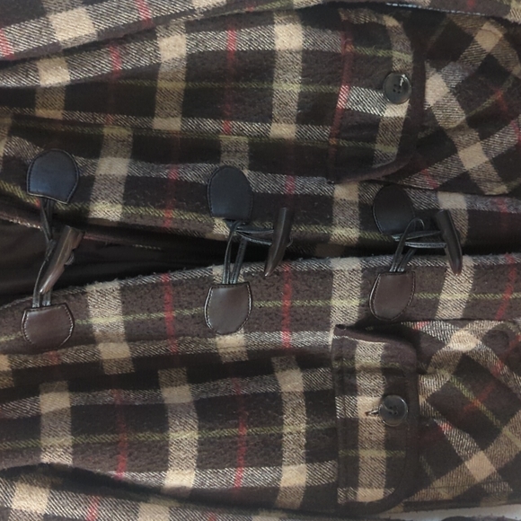Brown Plaid Coat - Picture 3 of 5